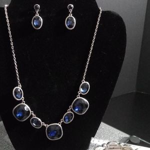 Blue Jewelry Set